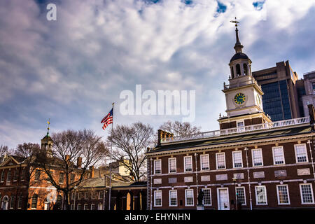 Independence Hall, in Philadelphia, Pennsylvania. Stock Photo