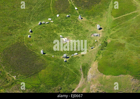 Druids Circle, Stone Circle, Penmaenmawr, Conwy Stock Photo