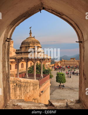 View from Amber fort, Jaipur, India Stock Photo
