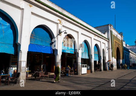 Boulevard Mohammed V, outside Marche Central, Central market, Casablanca,  Morocco, northern Africa Stock Photo