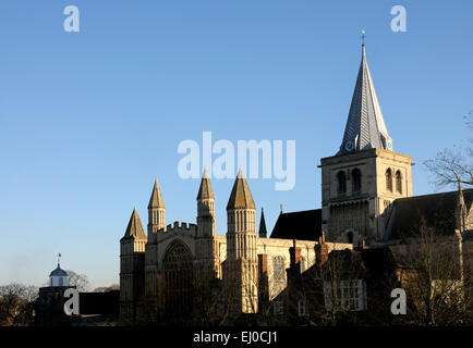 Rochester, Kent, England, UK. Rochester Cathedral Stock Photo