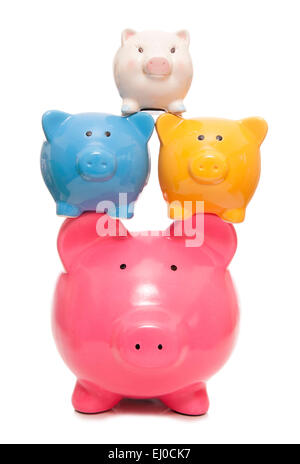 passing money down generations piggy bank Stock Photo