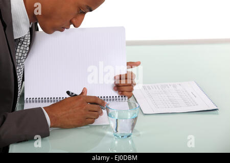 A hard-working man Stock Photo