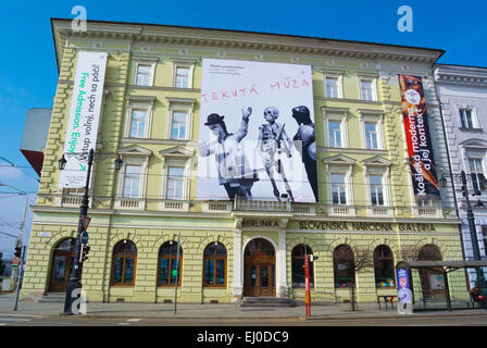 Slovenska narodna galeria, art gallery, in Esterhazy palace, nam Stura, old town, Bratislava, Slovakia, Europe Stock Photo