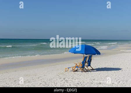 USA, Florida, Walton County, Gulf of Mexico, Seaside Stock Photo