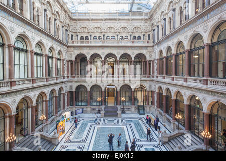 England, London, Whitehall, The Foreign Office, Interior Courtyard Stock Photo