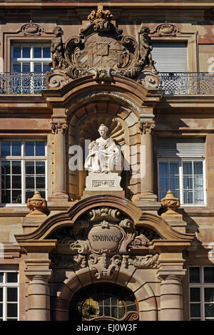 Europe, Germany, Europe, Rhineland-Palatinate, Speyer, Maximilianstrasse, Old Town, town house, facade, entrance, architecture, b Stock Photo
