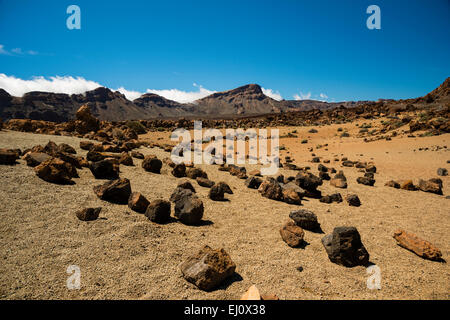 scenery, scenery, plateau, Parque Nacional de las Canadas del Teide, Teide-national park, UNESCO, Tenerife, Canary islands, Spain Stock Photo