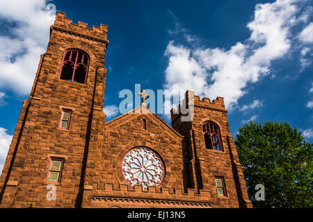 Church in Spring Grove, Pennsylvania. Stock Photo