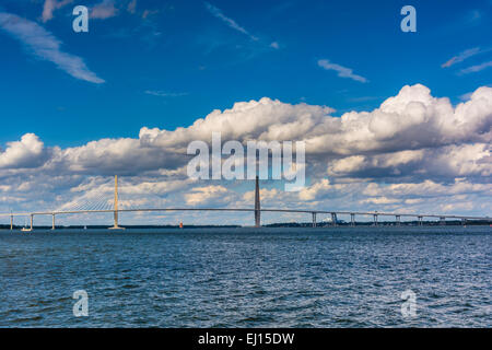 The Arthur Ravenel Jr. Bridge in Charleston, South Carolina. Stock Photo