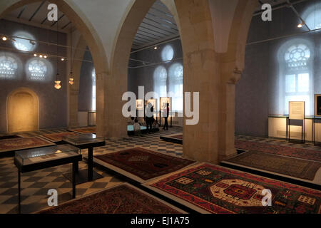 Interior of the Great Mosque in Beersheva which is being renovated as a museum called now The Islamic Museum in the old city of Beersheba also spelled Beer-Sheva the largest city in the Negev desert of southern Israel Stock Photo