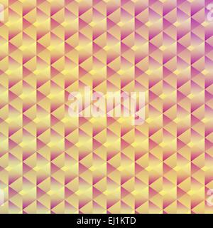 Abstract seamless geometric cubic background, vector illustration Stock Vector