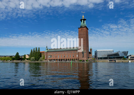 Town Hall, Stadshus, Stadshuset, Kungsholmen, Stockholm, Sweden Stock Photo