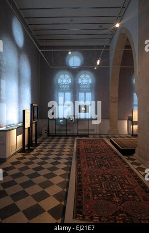 Interior of the Great Mosque in Beersheva which is being renovated as a museum called now The Islamic Museum in the old city of Beersheba also spelled Beer-Sheva the largest city in the Negev desert of southern Israel Stock Photo