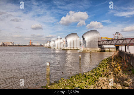 Thames Barrier, London, England. Stock Photo