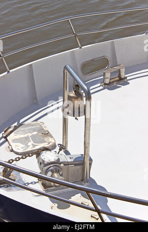 Bell on sailing ship Stock Photo