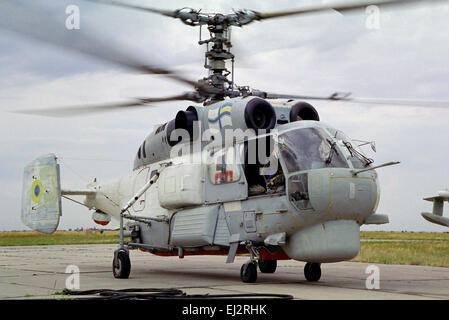 A Ukrainian navy KA-27 Helix helicopter from Saki Naval Air Base Stock ...
