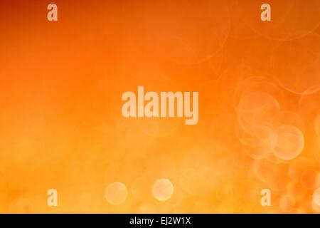 orange golden background blur bokeh texture drops Stock Photo