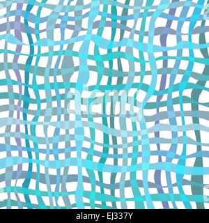 Abstract blue mesh wave texture. Vector background Stock Photo