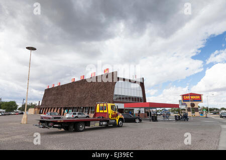 Car Wash, Breaking Bad location, Albuquerque,New Mexico Stock Photo