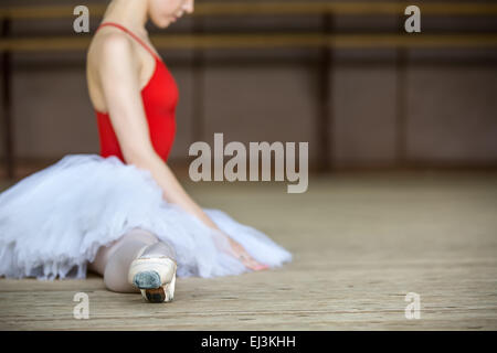 ballerina on tutu Stock Photo