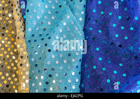 closeup of beautiful vibrant textile background Stock Photo