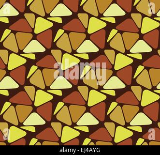Sixties decoration seamless pattern Stock Vector