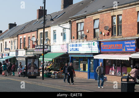 Shields Road, Byker high street, north east England, UK Stock Photo