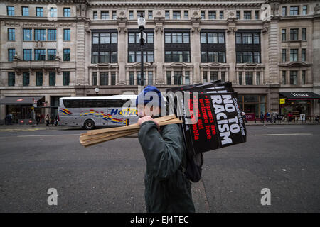 London, UK. 21st March, 2015. UN International Anti-Racism Day Credit:  Guy Corbishley/Alamy Live News Stock Photo