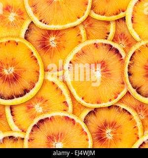 Sliced orange seamless background Stock Photo