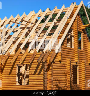 House made of wood Stock Photo