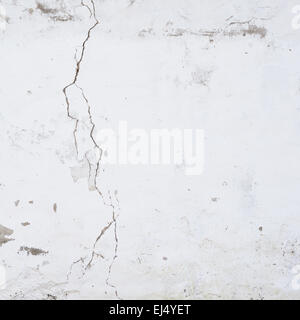 Old wall covered with whitewash Stock Photo