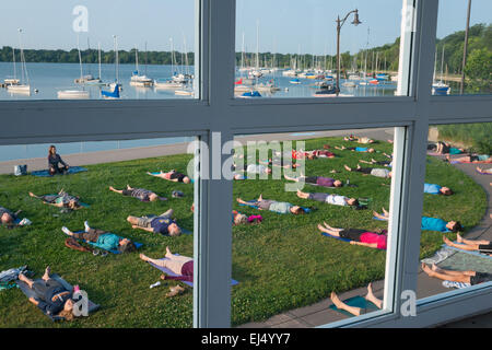 Lake Harriet. Minneapolis. Minnesota. USA. Stock Photo