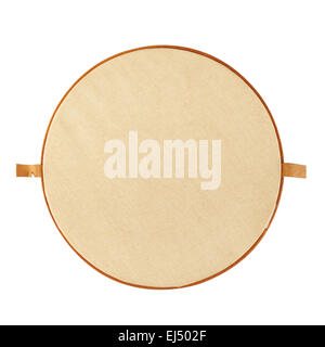 Round casket, isolated Stock Photo