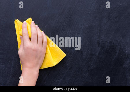 Advirtisman on chalkboard concept Stock Photo