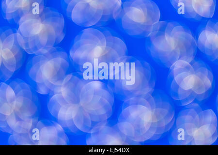 Abstract  blurred circles on blue background.Element of design. Stock Photo