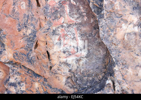 Rock paintings on Hagar el-Merwa, Kurgus, North Sudan, Africa Stock Photo