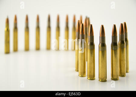 hollow-point ammunition for rifle Stock Photo