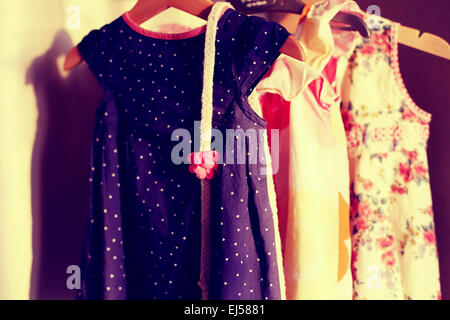 Hangers Baby Clothes Rack Wardrobe Closeup Stock Photo by ©NewAfrica  231223854