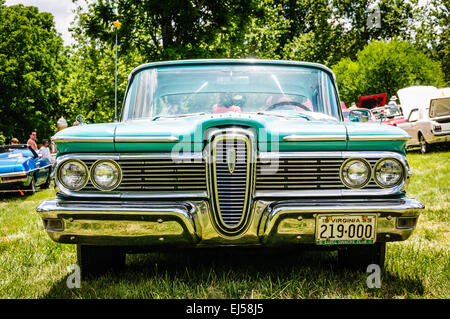 1959 Edsel, Antique Car Show, Sully Historic Site, Chantilly, Virginia Stock Photo