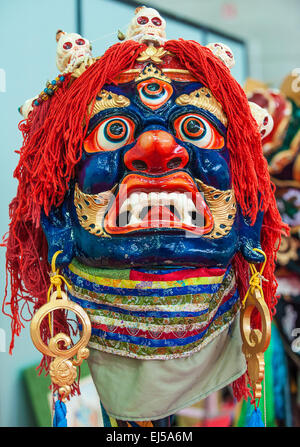 Turin, Italy. 20th March, 2015. Lingotto fair 'Festival dell'Oriente' from 20th to 22th March 2015 and from 27th to 30th March 2015 - 20th March 2015 - Mongolian Mask Credit:  Realy Easy Star/Alamy Live News Stock Photo