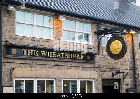 The Wheatsheaf pub in Bakewell,Derbyshire,England,United Kingdom Stock Photo