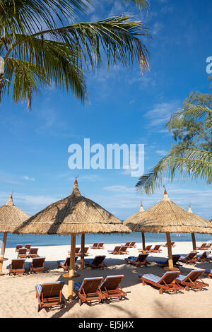 Beach at Vinpearl Resort, Phu Quoc, Vietnam. Stock Photo