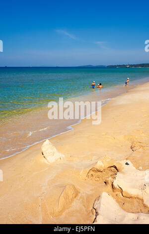 Sandy beach on Phu Quoc island. Kien Giang Province, Vietnam. Stock Photo