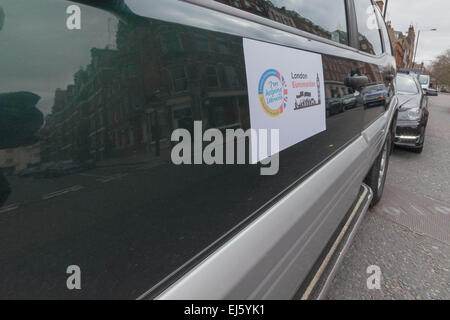 Ukrainian community in UK held the celebration of blessing three cars outside Ukrainian Catholic Church in London.The cars and necessary equipment have been bought for the donations raised by London Euromaidan. 22nd Mar, 2015. © Velar Grant/ZUMA Wire/ZUMAPRESS.com/Alamy Live News Stock Photo