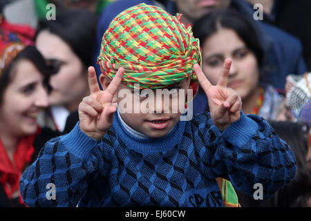 Ankara, Turkey. 22nd Mar, 2015. Thousands of people celebrated the Newroz in Ankara, Turkey. © Tumay Berkin/ZUMA Wire/ZUMAPRESS. Credit:  ZUMA Press, Inc./Alamy Live News Stock Photo