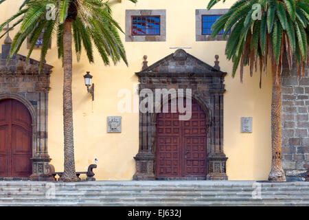 Monastery of San Francisco in city Garachico, Tenerife, Canary Islands, Spain. Stock Photo