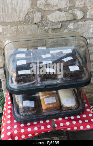 Castle Combe cakes Stock Photo