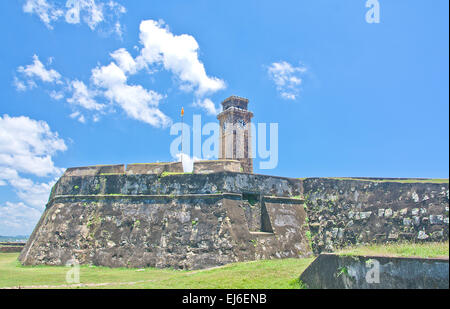 Galle Dutch Fort 17th Centurys Ruined Dutch Castle That Is Unesco Listed As A World Heritage Site In Sri Lanka Stock Photo