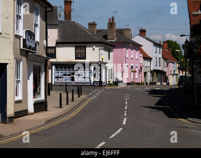 Coggeshall High Street, Coggeshall, Essex, England, UK Stock Photo